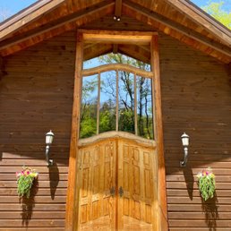 Exterior outside entrance of Glen Park Vineyards - Pretty doors - Owego, New York Exterior outside entrance of Glen Park Vineyards - Pretty doors - Owego, New York
