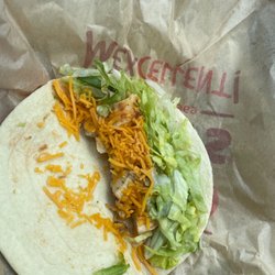 Taco John's - Cold chicken soft taco.