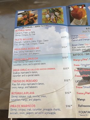 Menu photo 1 La Playa Atwater, CA