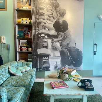 Landline Doughnuts & Coffee - Adorable doesn't describe its interior decors/style!! - Donuts Near Me - Longmont, Colorado Landline Doughnuts & Coffee - Adorable doesn't describe its interior decors/style!! - Donuts Near Me - Longmont, Colorado