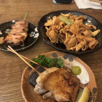 Drunken Monk - chicken thigh, chicken wing and chicken skin - Izakaya Near Me - Menlo Park, California Drunken Monk - chicken thigh, chicken wing and chicken skin - Izakaya Near Me - Menlo Park, California