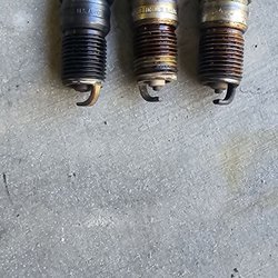 Mobile Mike - See this all the time spark plug on the left was left in at the last tune up nothing left of it lazy technician