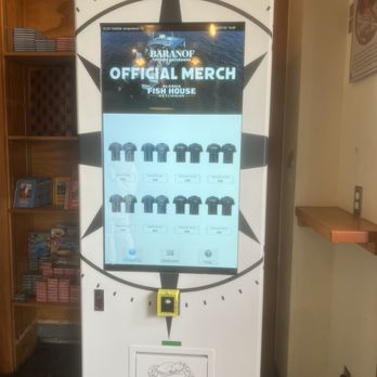 Alaska Fish House - Super cool merch vending machine - Seafood Near Me - Ketchikan, Alaska Alaska Fish House - Super cool merch vending machine - Seafood Near Me - Ketchikan, Alaska
