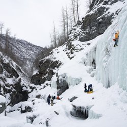 Hunter Creek Ice Climbs