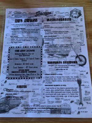 Menu photo 3 Garage Taco Bar Binghamton, NY Menu photo 3 Garage Taco Bar Binghamton, NY