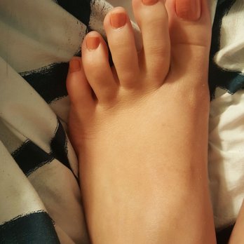 Star Nails - My left foot - Nail Salons Near Me - Westbury, New York