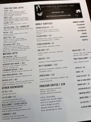 Menu photo 8 The Parlour Henderson, NV