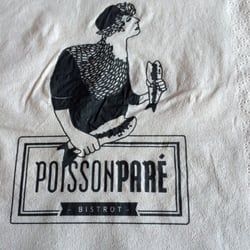 Le Poisson Paré - La jolie serviette avec le logo