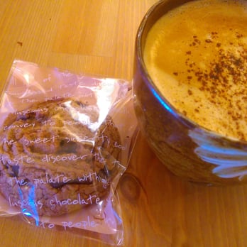 Cafe March 21 - Soy latte and Nutella cookie - Desserts Near Me - Windsor, Ontario Cafe March 21 - Soy latte and Nutella cookie - Desserts Near Me - Windsor, Ontario