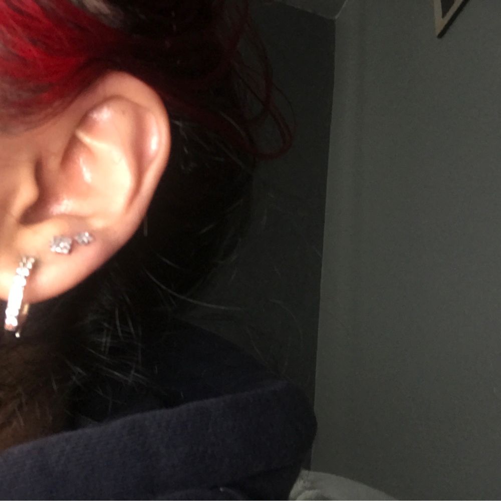 Lotus Body Piercing - two lobe piercings on my left ear:)(already had the hoop) - Piercing Near Me - Antioch, California Lotus Body Piercing - two lobe piercings on my left ear:)(already had the hoop) - Piercing Near Me - Antioch, California