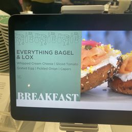 Everything bagel and lox