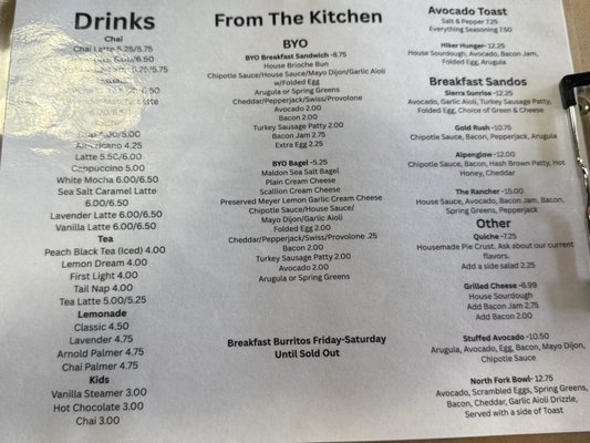 Menu photo 4 North Fork Chai Newcastle, CA Menu photo 4 North Fork Chai Newcastle, CA