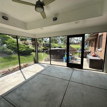 Dave's Glass Service - Screened porch with door. - Auto Glass Services Near Me - Kalamazoo, Michigan