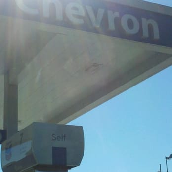 Chevron - a gas station with a blue and white sign - Gas Stations Near Me - Saint Helena, California