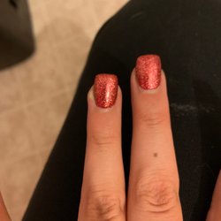 DX Nails and Spa - Pretty nails until my finger got INFECTED. Also, I had to wait till 7 when they said I could be fit in at 3.