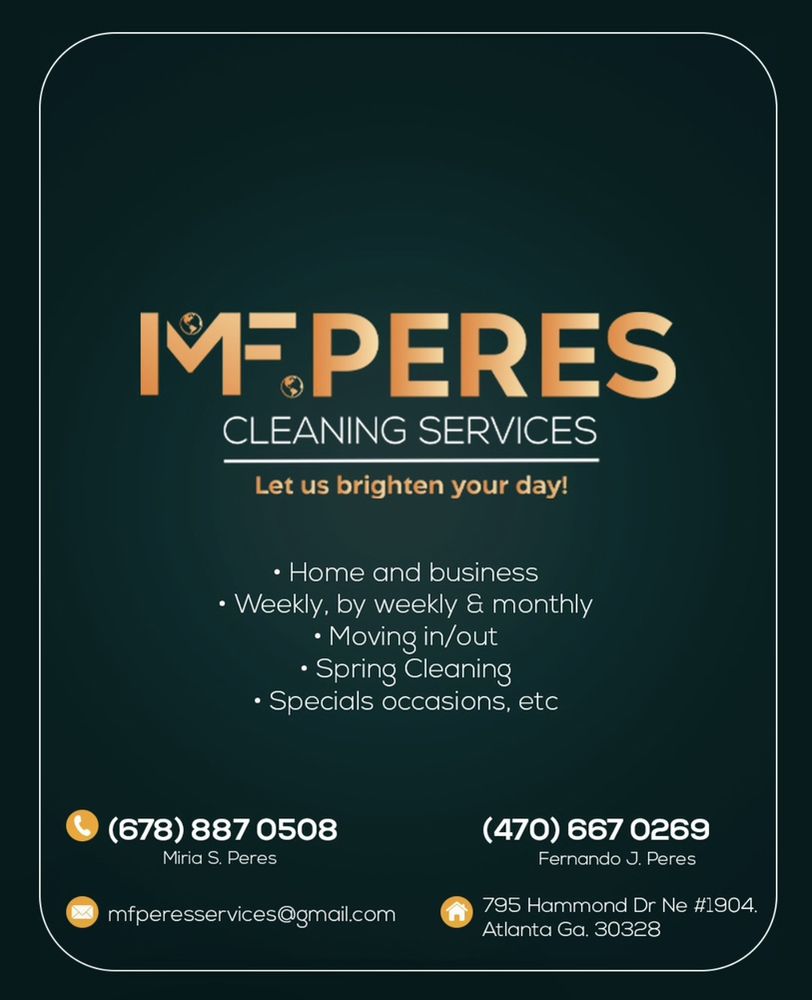 MF PERES Updated April 2024 Request a Quote Atlanta, Home Cleaning Phone