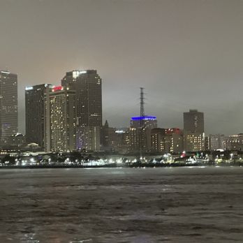 Paddlewheeler Creole Queen - New Orleans cityscape from the Mighty Mississippi - Cajun/Creole Near Me - New Orleans, Louisiana