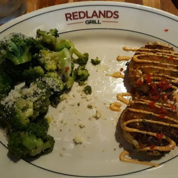 J. Alexander's Restaurant - Crab Cakes with Parmesan Broccoli - New American Near Me - Columbus, Ohio J. Alexander's Restaurant - Crab Cakes with Parmesan Broccoli - New American Near Me - Columbus, Ohio