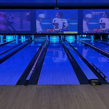Bowlero Columbus - The big screens meant we could still watch the college games while having fun. - Bowling Near Me - Columbus, Georgia