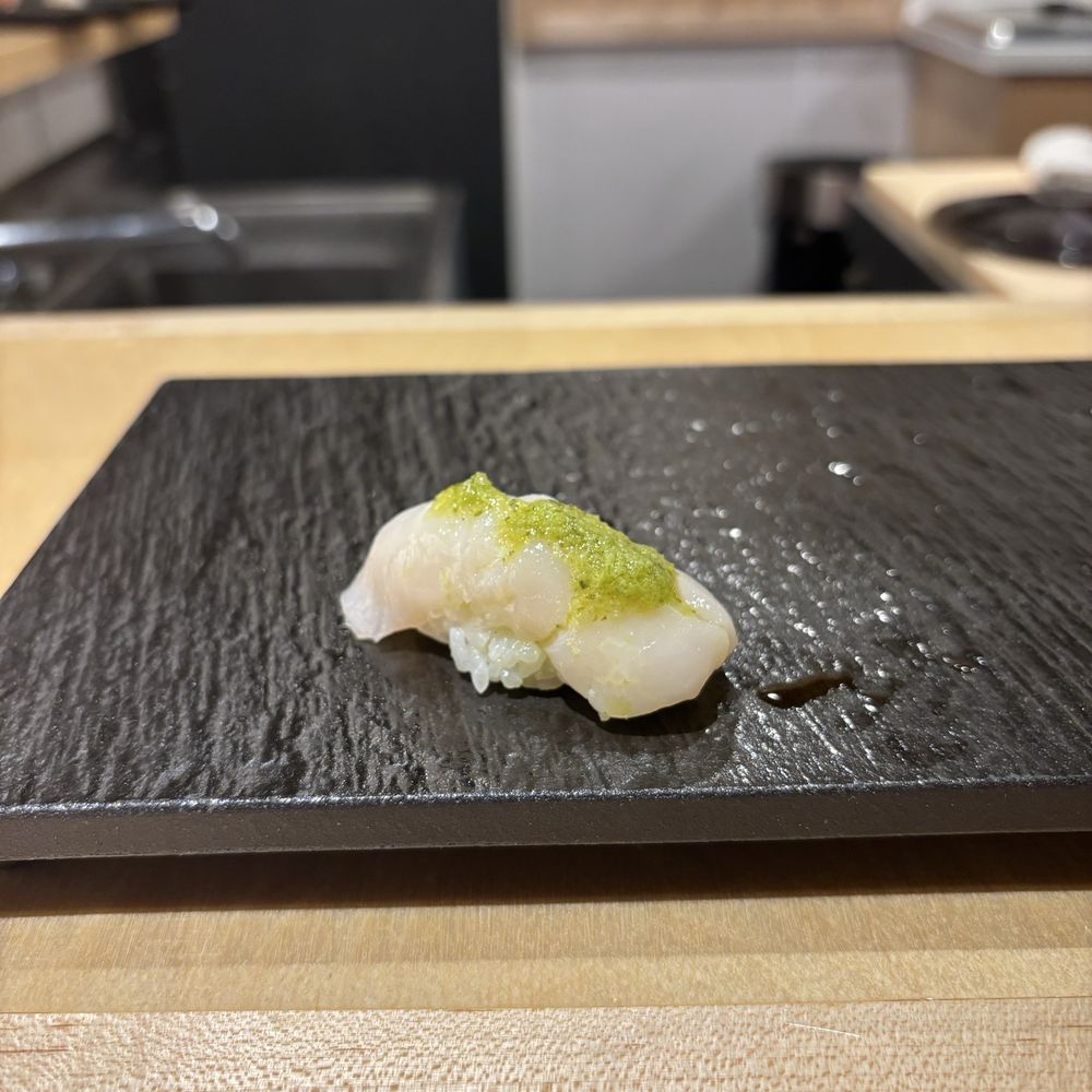 Sumo Omakase - Scallop Nigiri - Sushi Bars Near Me - Las Vegas, Nevada Sumo Omakase - Scallop Nigiri - Sushi Bars Near Me - Las Vegas, Nevada