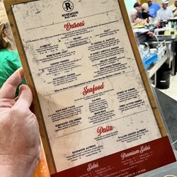 Rosewood Bar & Grill - Menu