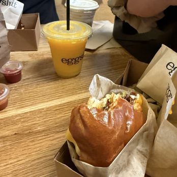 Eggslut - OJ  looked like egg yolk so good - New American Near Me - Glendale, California