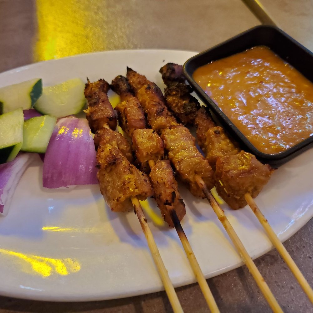 Phat Eatery - Beef satay skewers - Malaysian Near Me - Katy, Texas Phat Eatery - Beef satay skewers - Malaysian Near Me - Katy, Texas