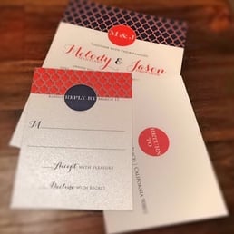 Wedding Invitation and RSVP card