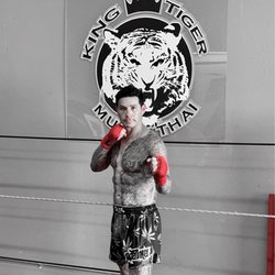 King Tiger Muay Thai - That's me 48 year old dude lol Best shape of my life. Team @kingtigermuaythai