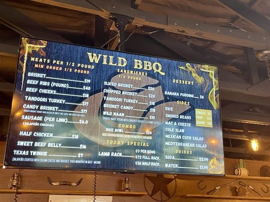 Menu photo 3 Wild BBQ Tempe, AZ