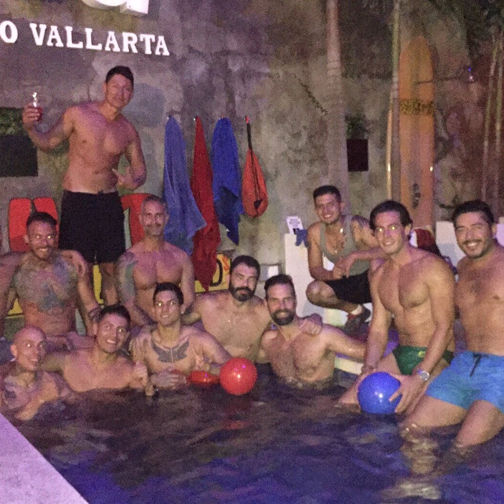 Ghotel - A group that was celebrating at the Gay Hotel Piñata PV - Guest Houses Near Me - Puerto Vallarta, JAL