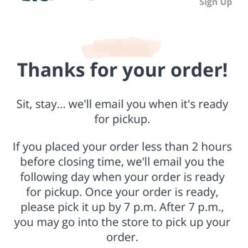 PetSmart - No where does it say the orders will take up to 3+ hours to be done. - Pet Training Near Me - Murrieta, California PetSmart - No where does it say the orders will take up to 3+ hours to be done. - Pet Training Near Me - Murrieta, California