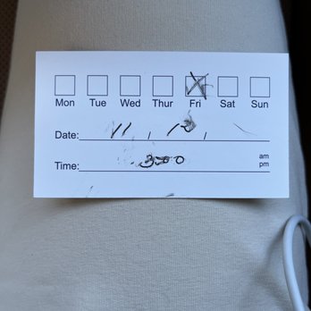 Central Acupuncture & Herbs Clinic - My appointment card showing I had an appointment today at 3 PM - Acupuncture Near Me - Annandale, Virginia Central Acupuncture & Herbs Clinic - My appointment card showing I had an appointment today at 3 PM - Acupuncture Near Me - Annandale, Virginia