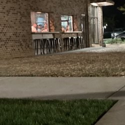 Ash Cigar & Whiskey Bar - Outdoor seating at bar.