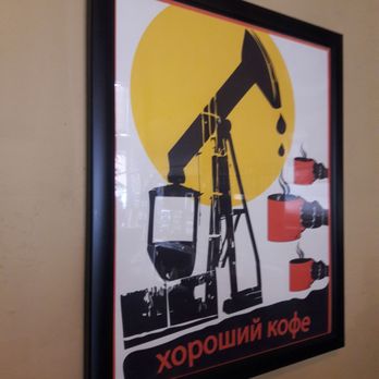 Lola Coffee - Da, ochen ee ceelnee! (Poster says "good coffee", and I said "Yes, very and strong!") - Coffee & Tea Near Me - Phoenix, Arizona