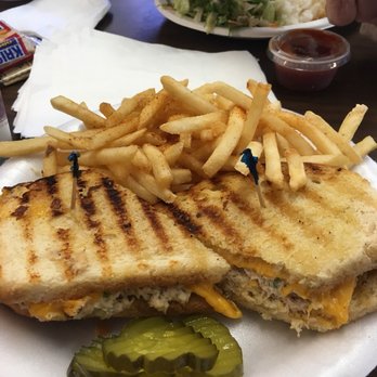 Otani's - Tuna melt with fries - Seafood Markets Near Me - Oxnard, California