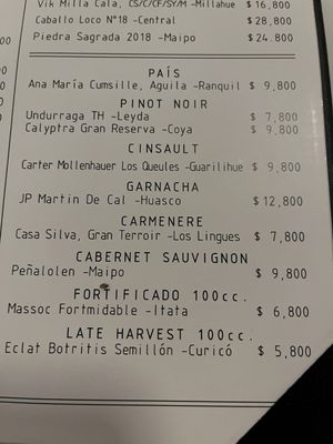 Menu photo 3 La Calma by Fredes Vitacura, RM