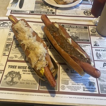 Saint's Restaurant & Catering - Couple of hot dogs. - American Near Me - Southington, Connecticut