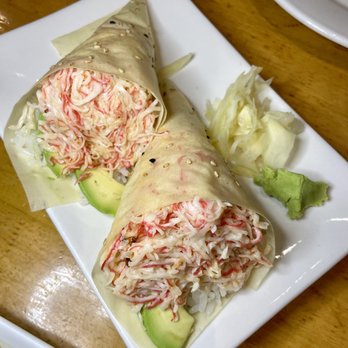 Wokcano - Baked crab hand rolls - Sushi Bars Near Me - Burbank, California Wokcano - Baked crab hand rolls - Sushi Bars Near Me - Burbank, California