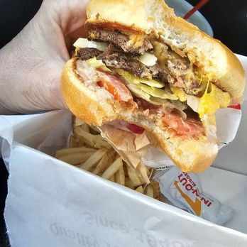 In-N-Out Burger - Not enough lettuce! Ordered easy Onion on a Double Double! - Burgers Near Me - Queen Creek, Arizona