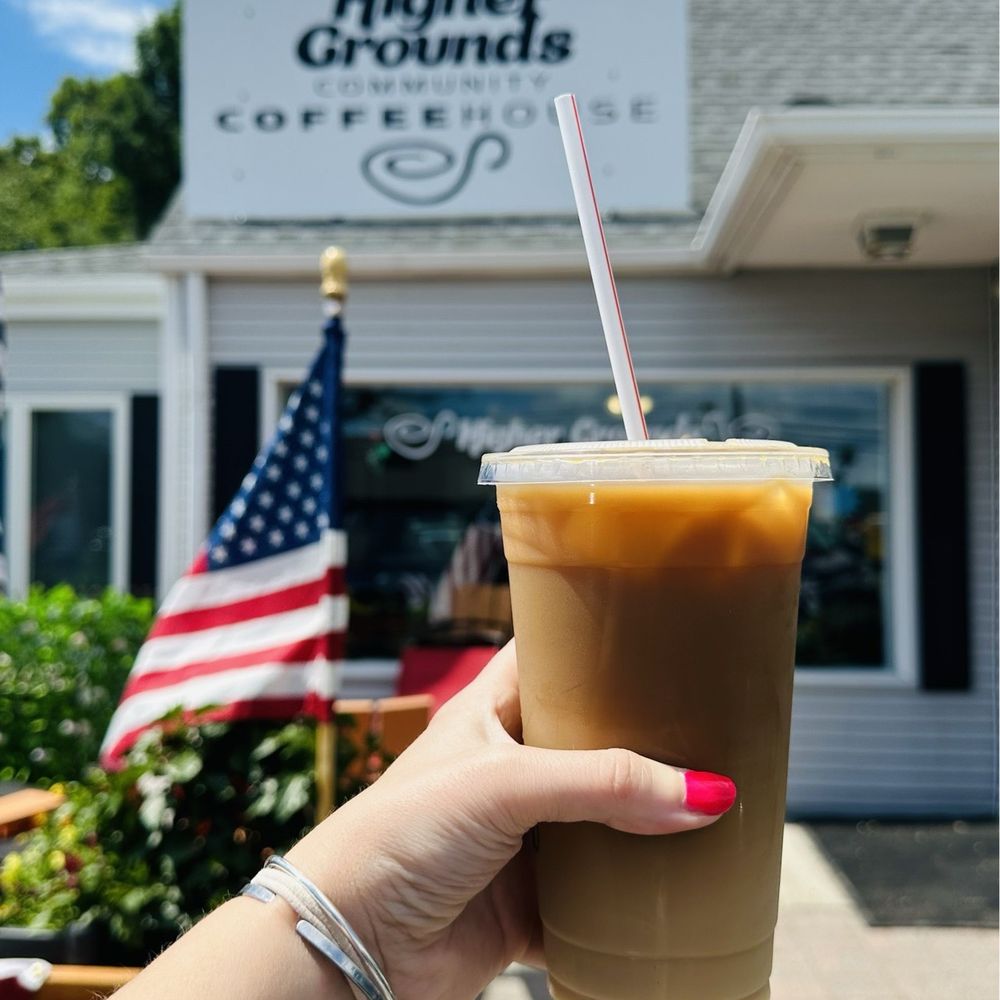 Higher Grounds Community Coffeehouse - Exterior of building - Coffee & Tea Near Me - Wyoming, Rhode Island