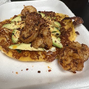 Tacos El Jefe - Taco Diablo - shrimp taco with habanero salsa (not spicy but had great flavor!) - Tacos Near Me - stanton, California Tacos El Jefe - Taco Diablo - shrimp taco with habanero salsa (not spicy but had great flavor!) - Tacos Near Me - stanton, California