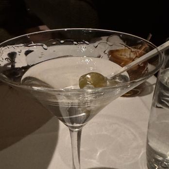 Eddie V's Prime Seafood - Kettle One Martini with blue cheese olives - Seafood Near Me - Cherry Hill, New Jersey Eddie V's Prime Seafood - Kettle One Martini with blue cheese olives - Seafood Near Me - Cherry Hill, New Jersey