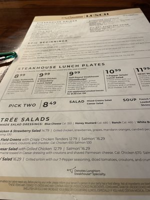 Menu photo 1 LongHorn Steakhouse Davenport, FL Menu photo 1 LongHorn Steakhouse Davenport, FL