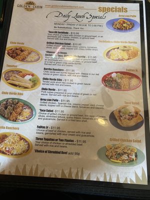 Menu photo 1 Golden Cabin Bakersfield, CA Menu photo 1 Golden Cabin Bakersfield, CA