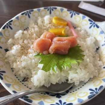 Toshi Sushi - Mentaiko rice bowl - Japanese Near Me - Gardena, California