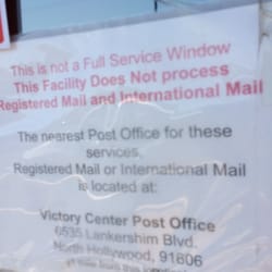 US Post Office - Limited services