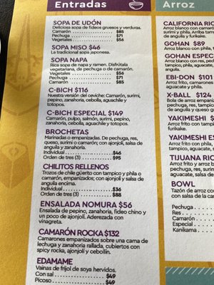 Menu photo 5 Sushimi Tijuana, BCN