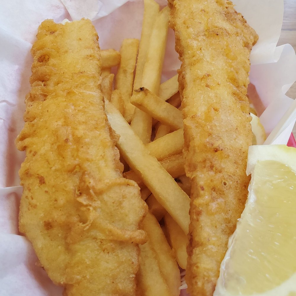 Tugboat Fish & Chips - My 2 piece battered fish-and-chips $7.99 - Seafood Near Me - Vacaville, California Tugboat Fish & Chips - My 2 piece battered fish-and-chips $7.99 - Seafood Near Me - Vacaville, California