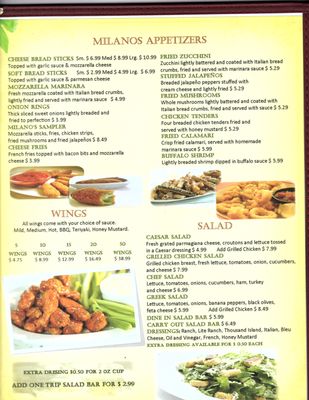 Menu photo 2 Piccolo Milano Pizza & Restaurant Walkertown, NC